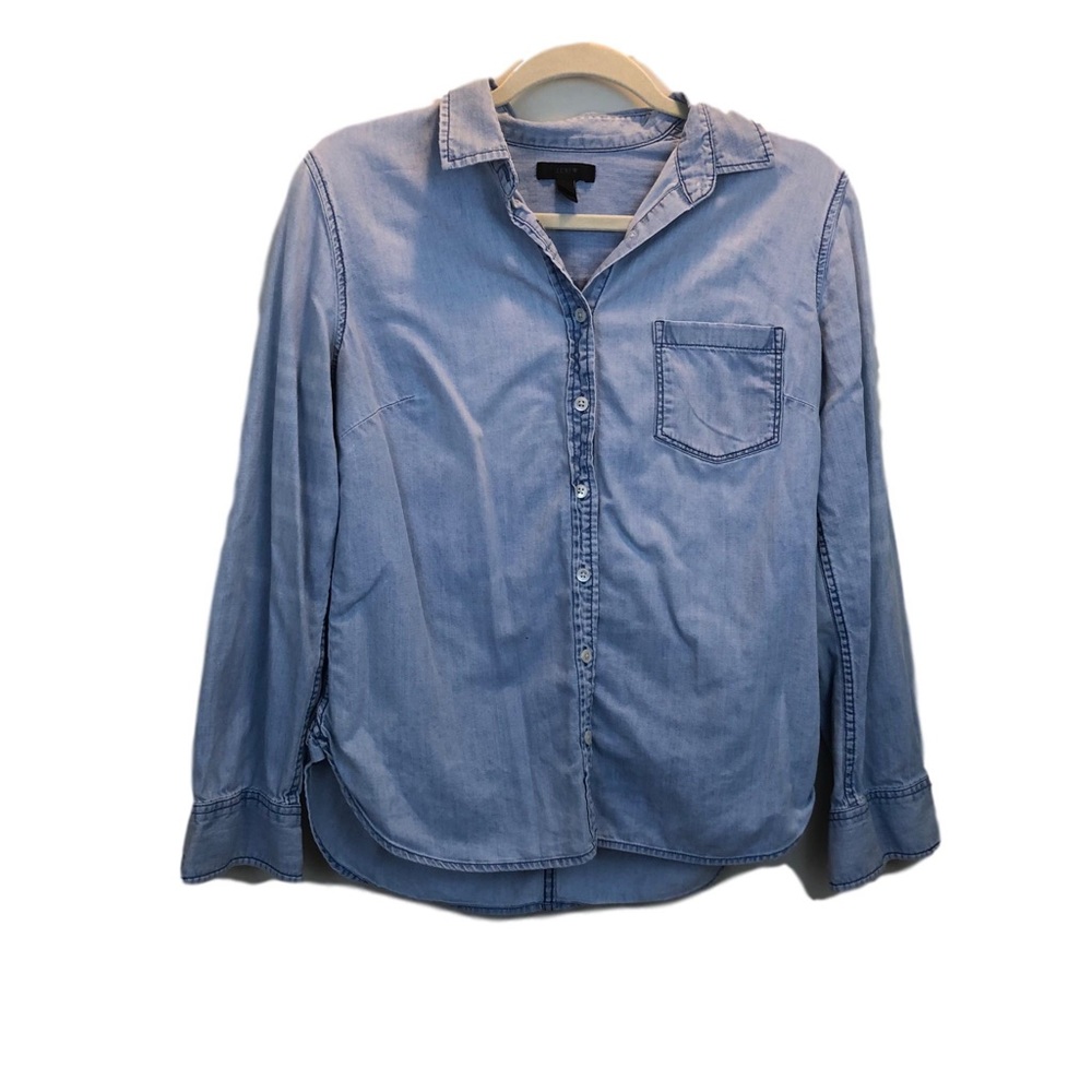 J. Crew | Chambray top size 8